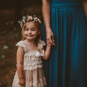 Ever Fairy Cream tulle toddler boho dress